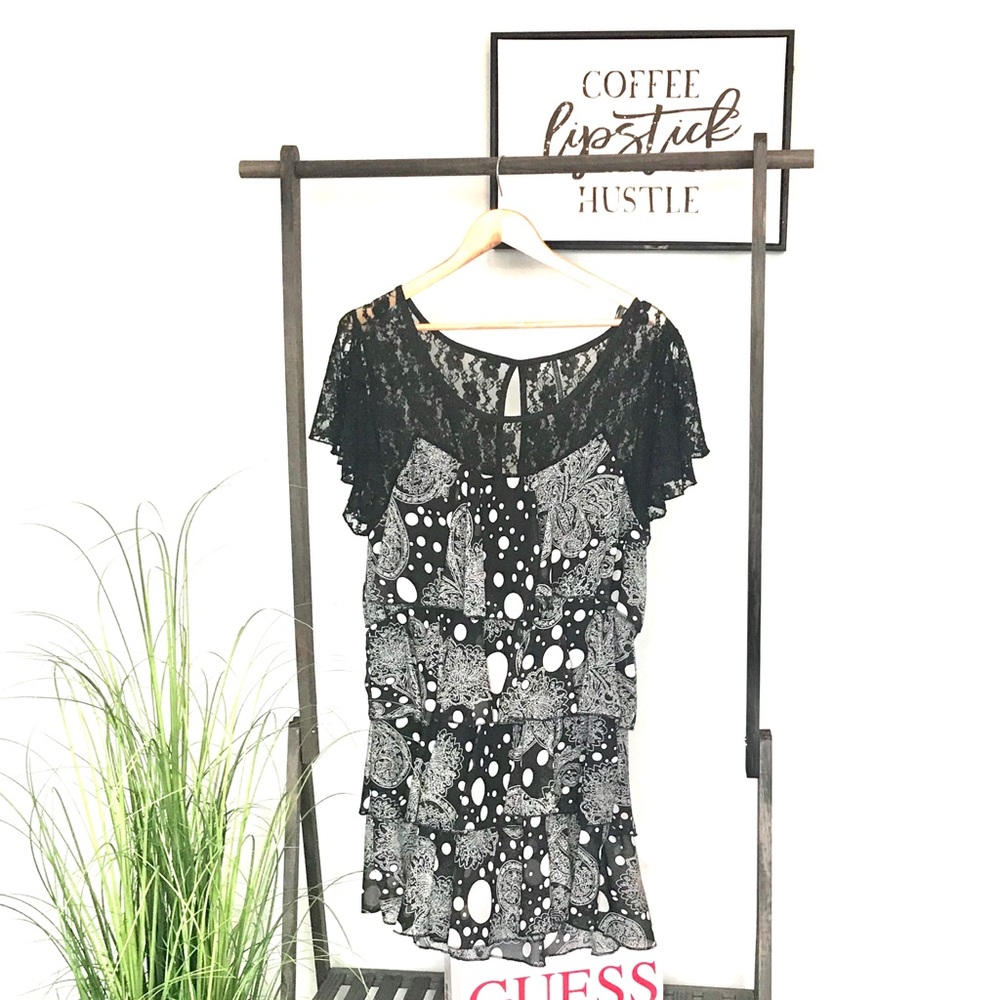 Lace and frills top